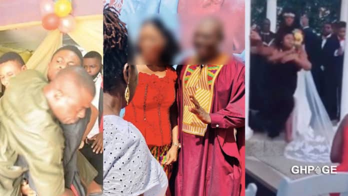 Wedding 6 ladies storm and destroy boyfriend's secret marriage