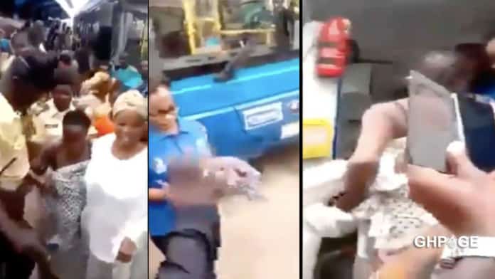 Video of a lady giving birth in a commercial bus goes viral