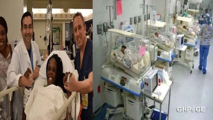 Woman gives birth to 9 babies