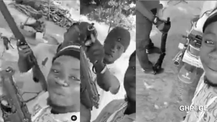 Video of armed robbers warning Ghanaians goes viral
