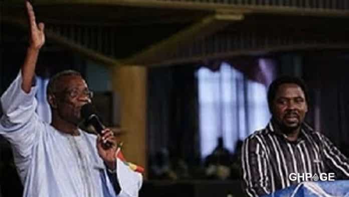 Video of late Atta Mills delivering a sermon at T.B Joshua's Church surfaces