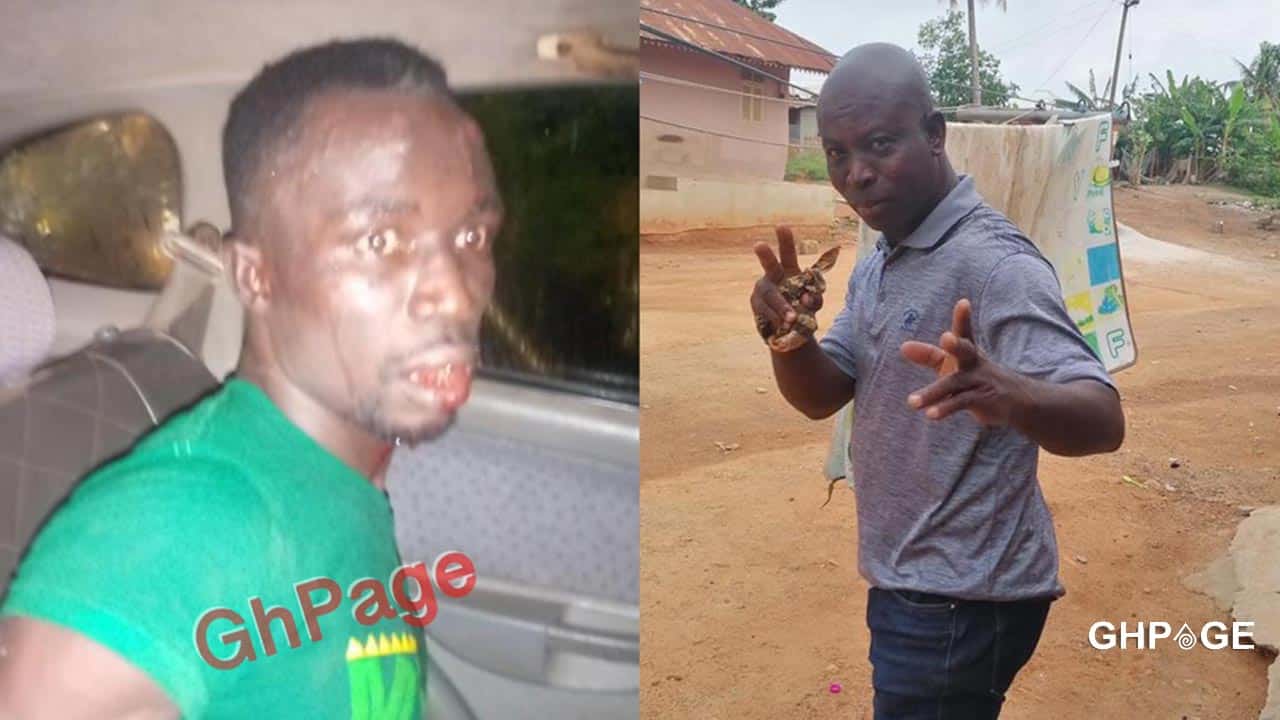 Alleged car snatcher, Yaw Cranking (L) - The Late Taxi Driver (R)