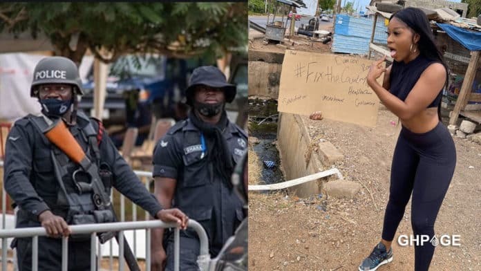 #Fixthecountry is about you too - Efia Odo tells Police