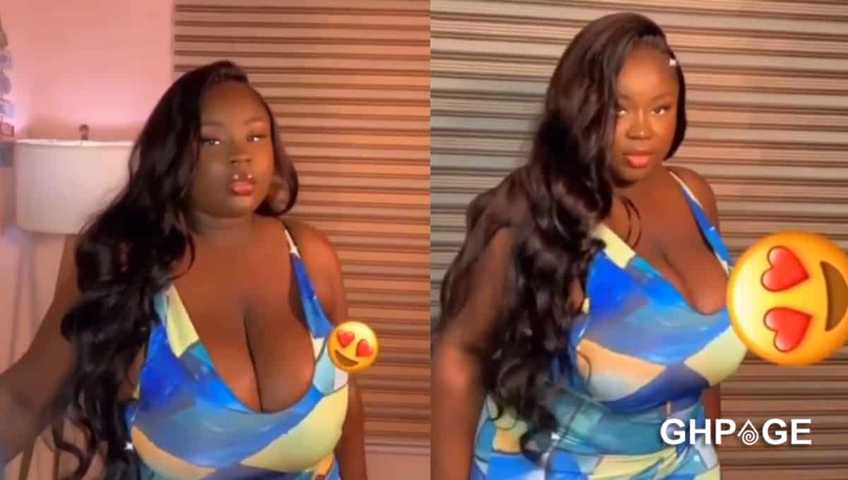 Video: Maame Serwaa flaunts her huge melons to entice her male fans - GhPage