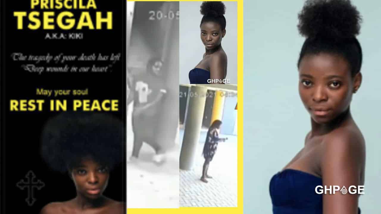 CCTV footage of final moment of GH Media student, Priscilla Tsegah, murdered by friend pops up
