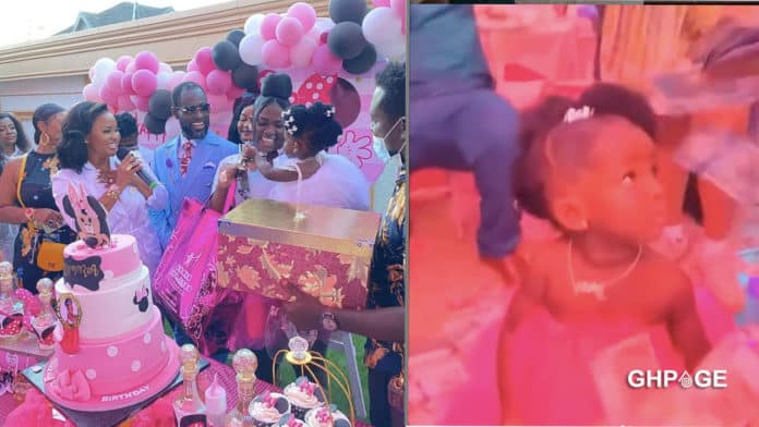 Tracey Boakye celebrates daughter's 1year birthday in her luxurious mansion