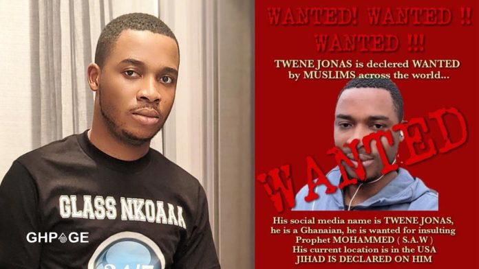 Twene Jonas declared wanted