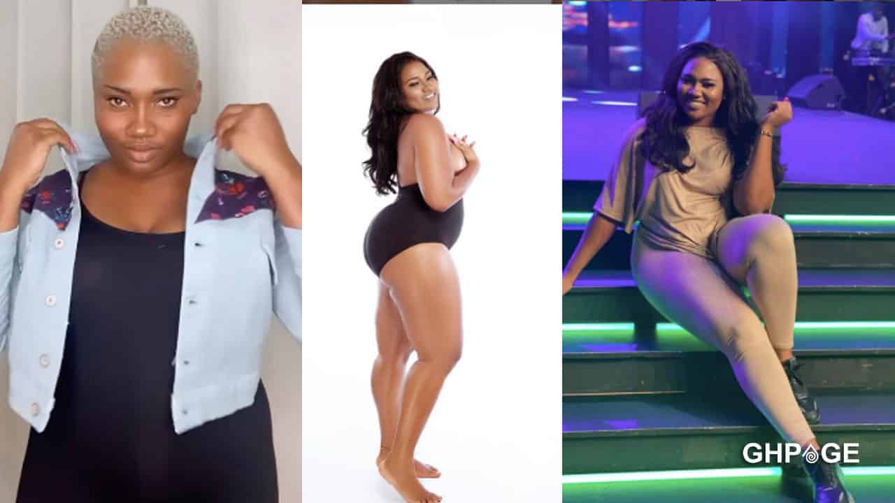 Abena Korkor goes braless to advise plus size ladies