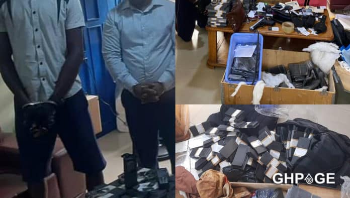 Five-arrested-with-fake-currencies-firearm-at-Dansoman