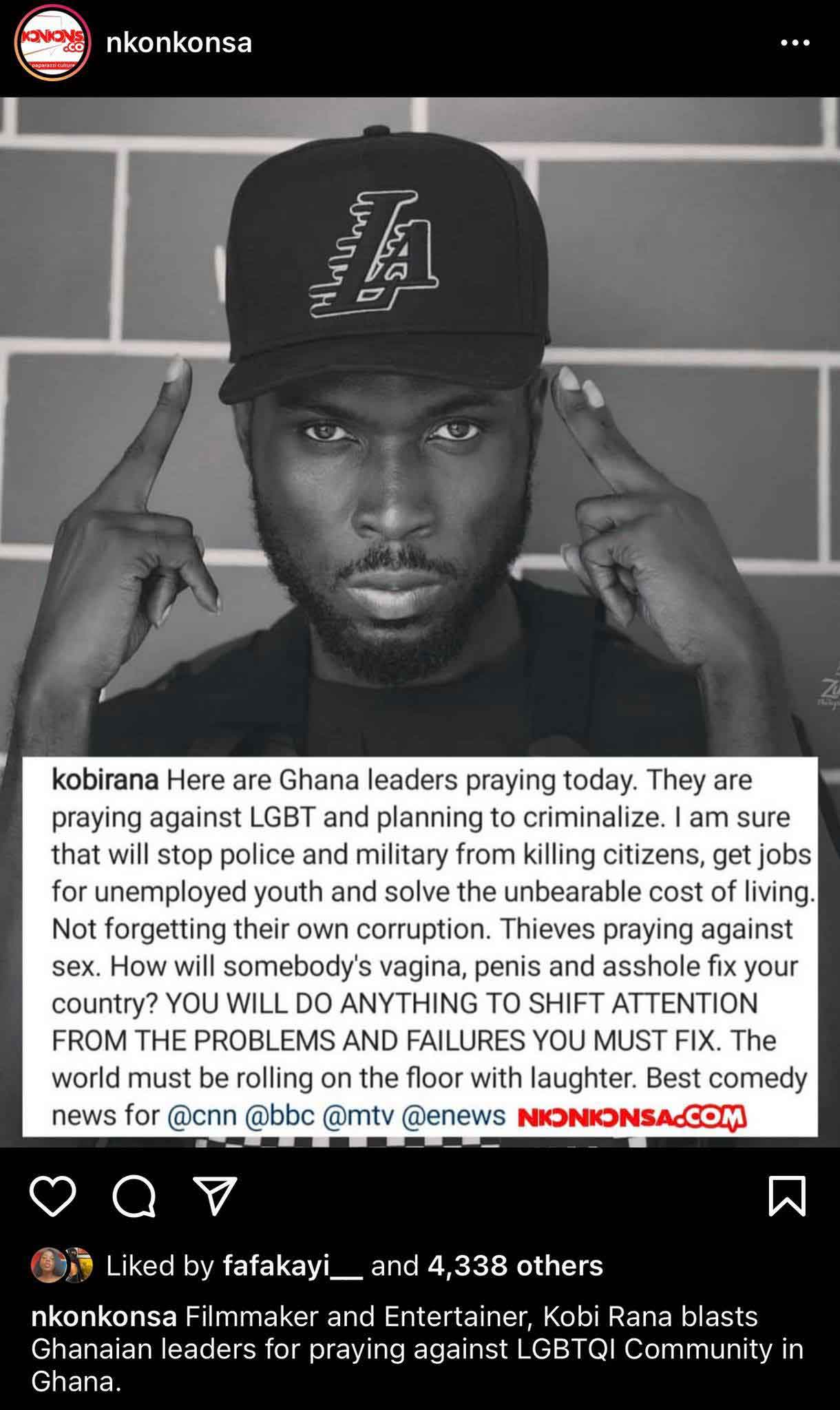 Married man licking trumu all over the place like gay man- Kobi Rana exposes Nkonkonsa again 1 Kobi Rana attacks and exposes Blogger Nkonkonsa