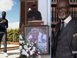 Social media users applaud Sarkodie over his tribute at Gabby Otchere Darko father's burial