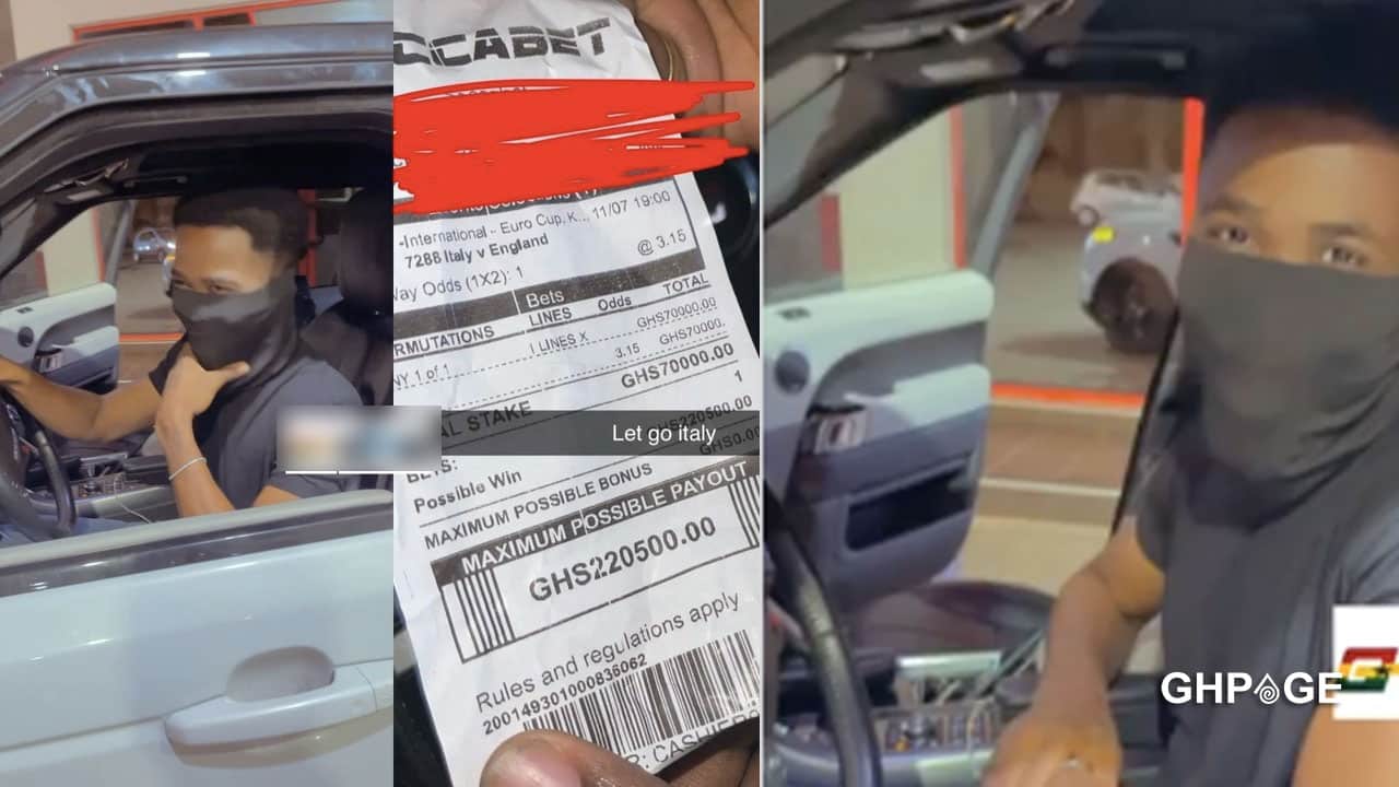 Young man wins big after betting GHC70K on 2020 Euro final