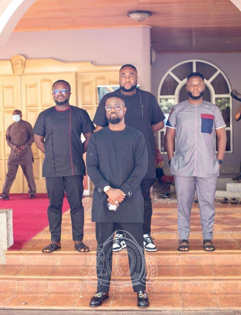 Sarkodie Visit Otumfour Osei Tutu II at the Manhyia Palace (photos)