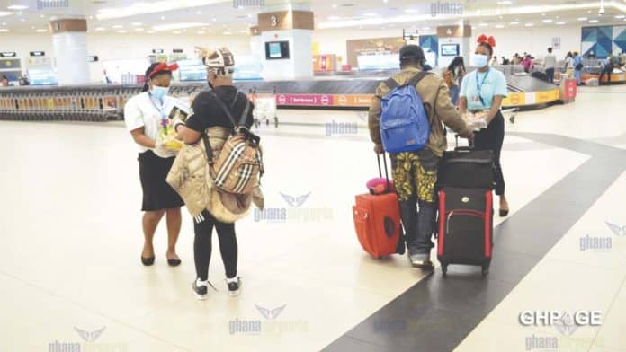 Two roommates clash at the Kotoka International airport after deceiving each other