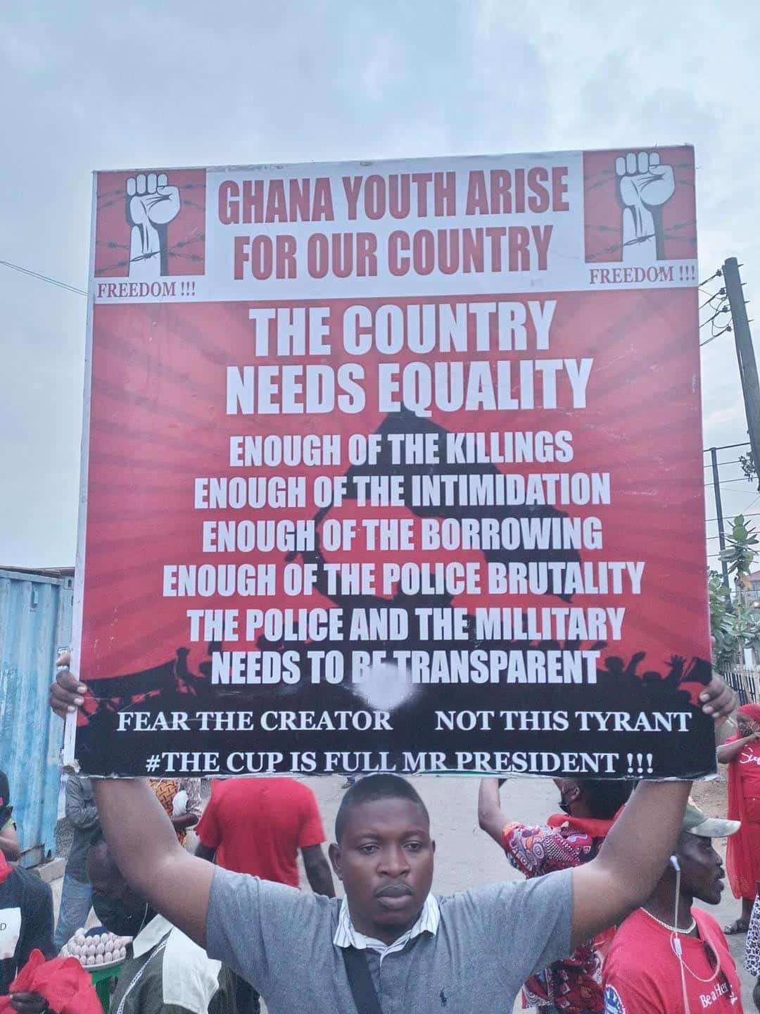 #FixTheNation Demonstration in Ghana