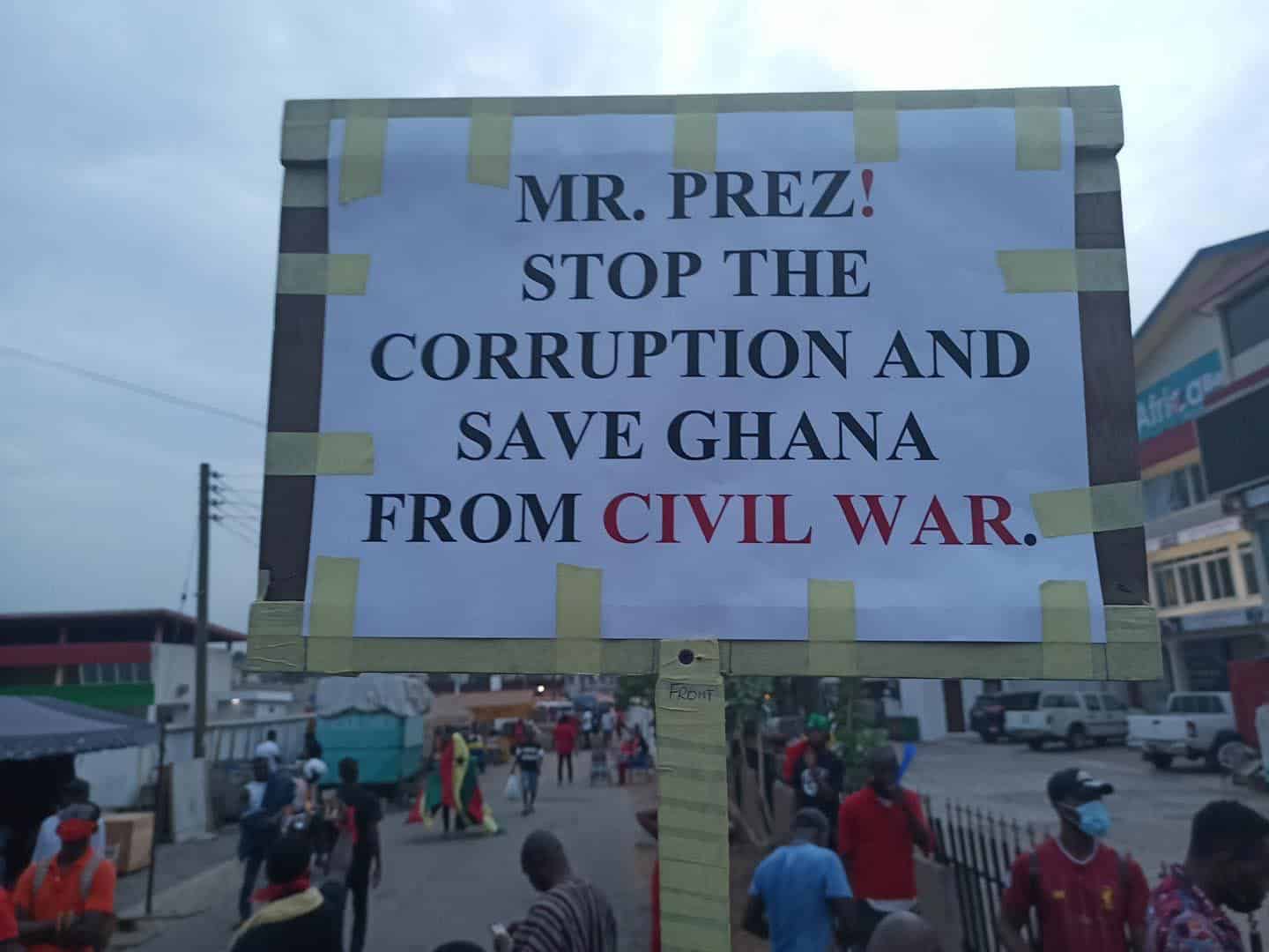 #FixTheNation Demonstration in Ghana