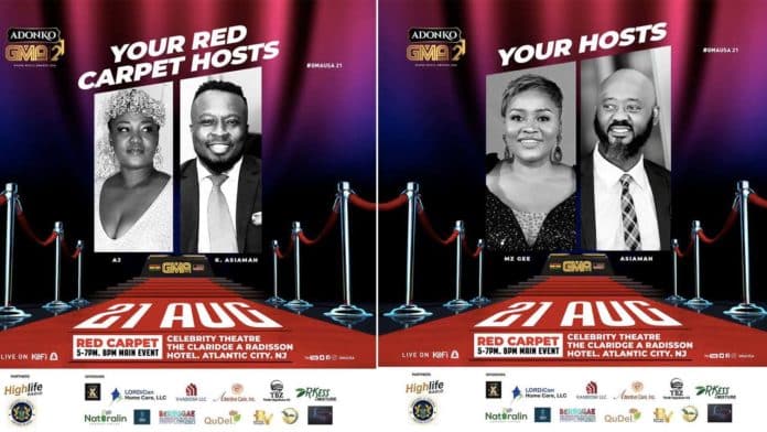 Media General's MzGee and Kwabena Asiamah return as host for Ghana Music Awards-USA