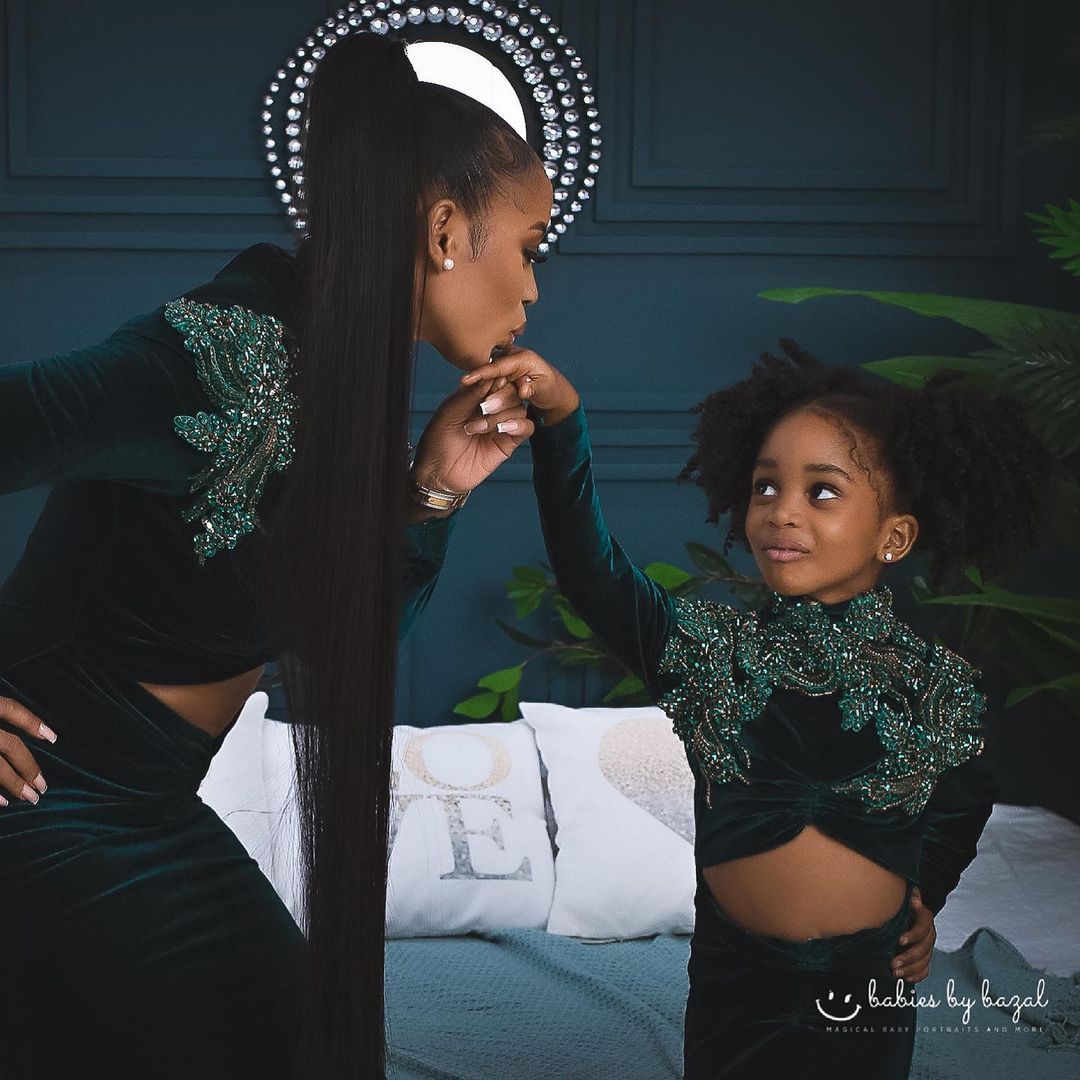 Serwaa Amihere shows the face of her daughter for the first time (photos)