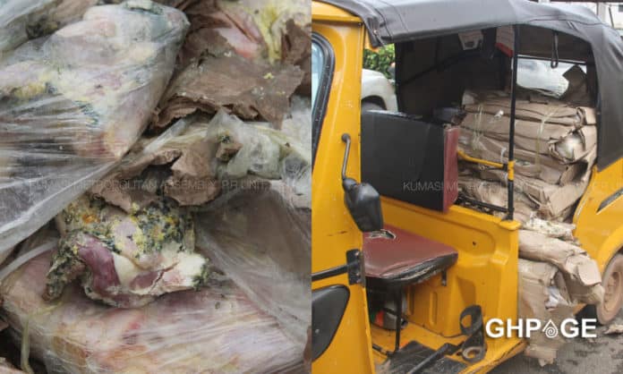 KMA seize cartons of rotthen chicken