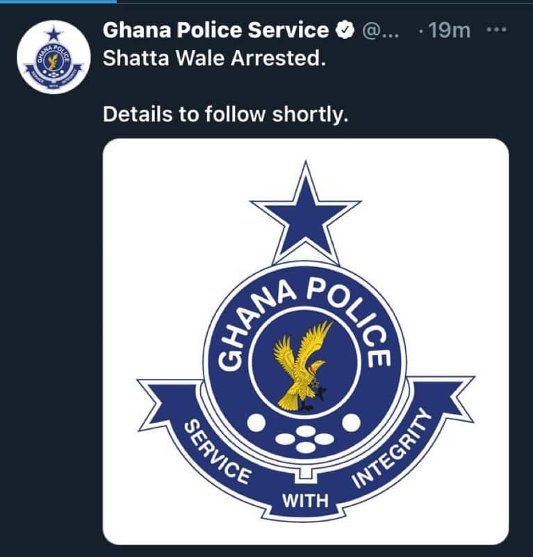 Shatta Wale arrest