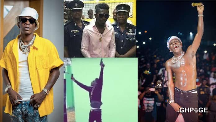 Shatta Wale releases a statement on his fake gunshot attack
