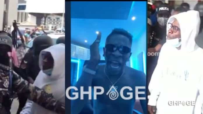 Old video of Shatta Wale urging IGP to arrest entertainers surfaces