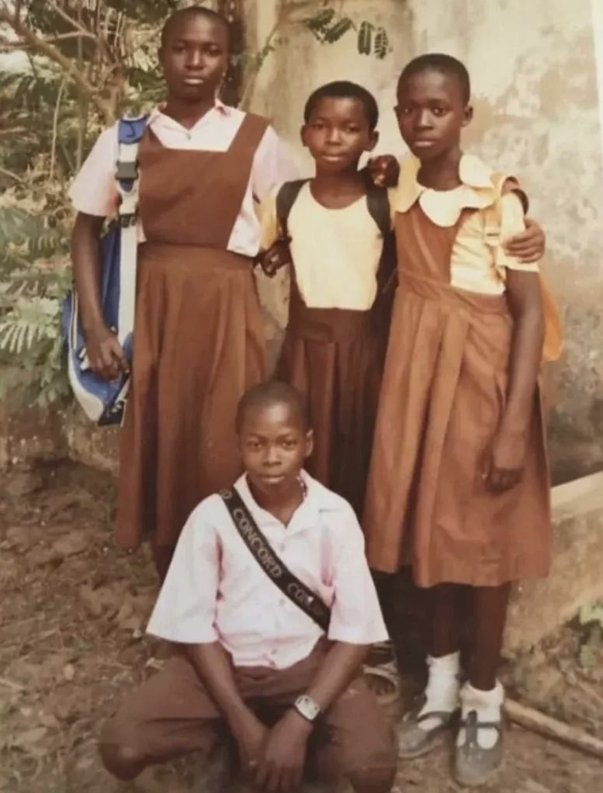 Social Media users crack up after a primary school photo of Fella Makafui  hit online — Global Times Nigeria