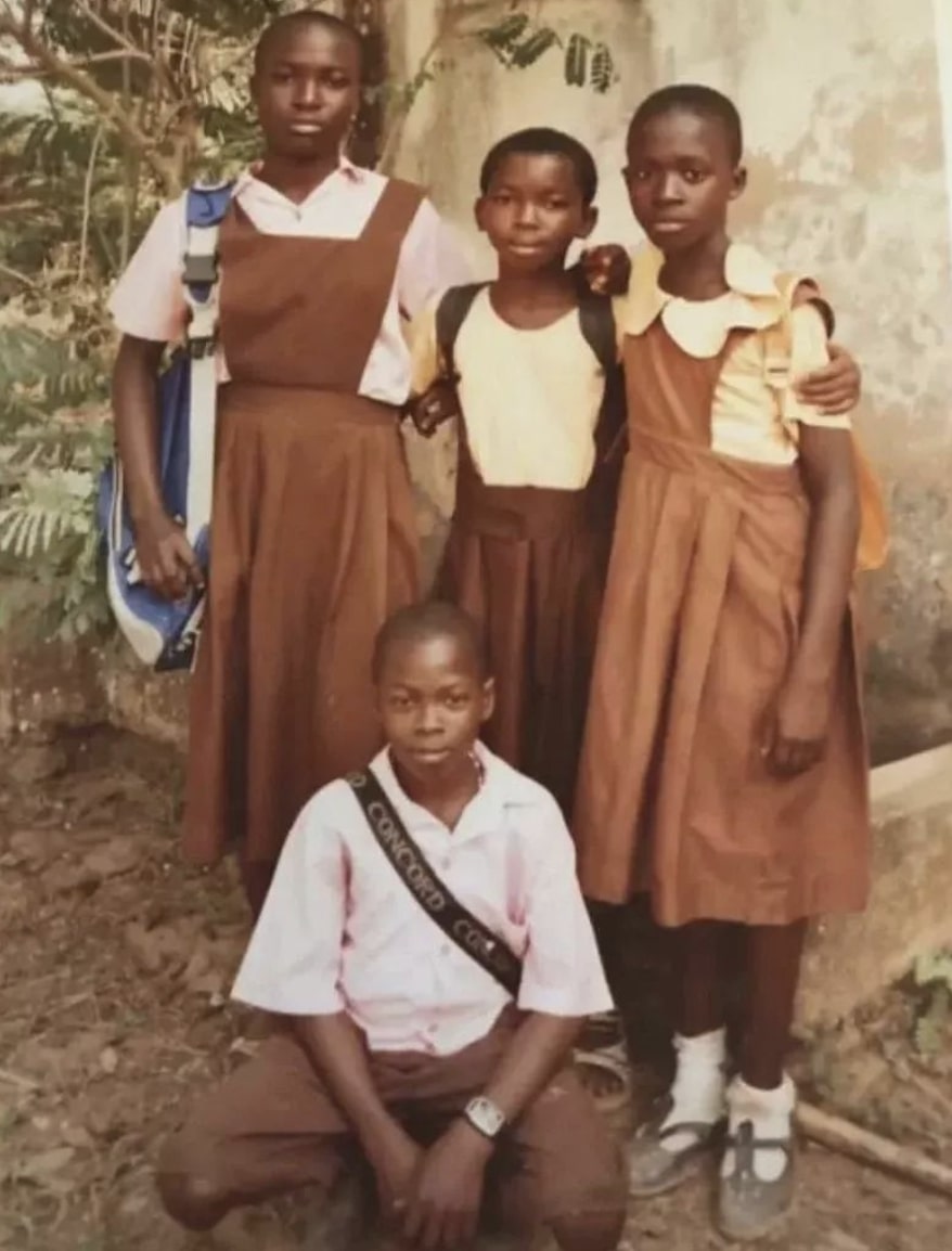 Netizens laugh hard after a primary school photo of Fella Makafui surfaced online