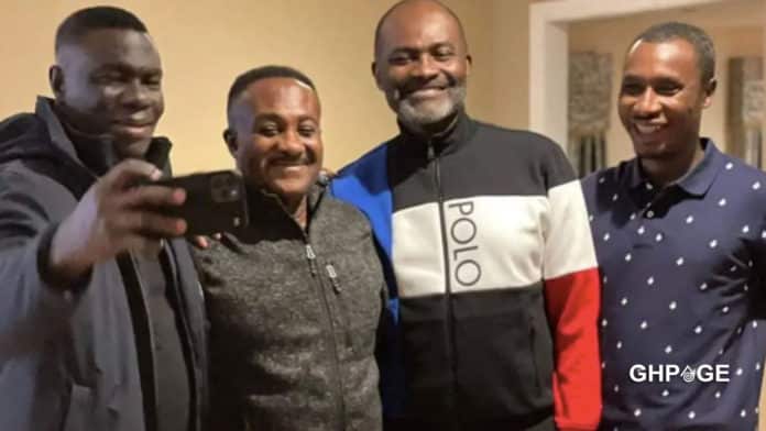 Pictures of Kennedy Agyapong looking healthy pop up on social media
