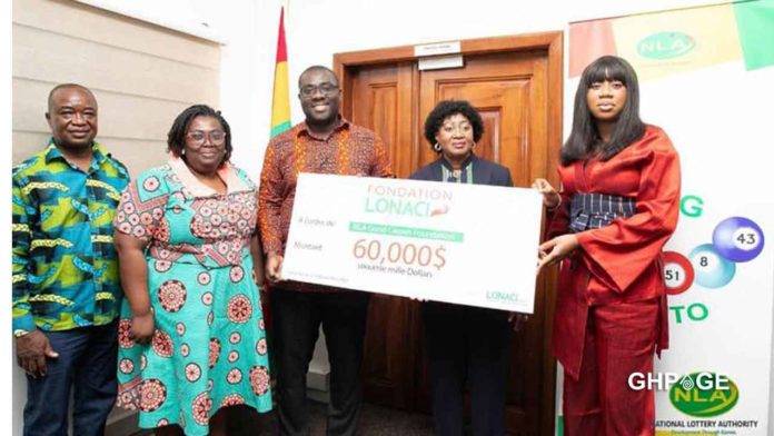 LONACI donates 30,000,000 CFA to Good Causes Foundation of NLA