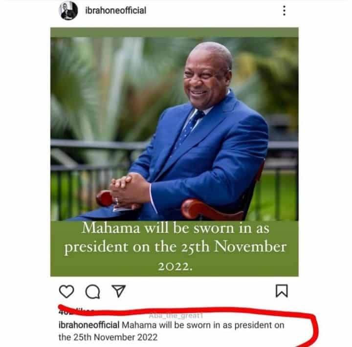 Ibrah 1 issues a new serious prophecy concerning John Mahama.