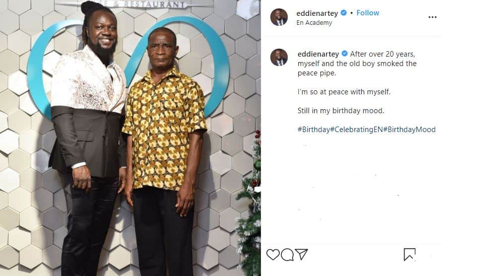 Photos: Actor Eddie Narty finally reunites with his father after over 20 years apart