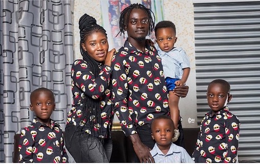 Lil Win flaunts wife and kids in latest photos 