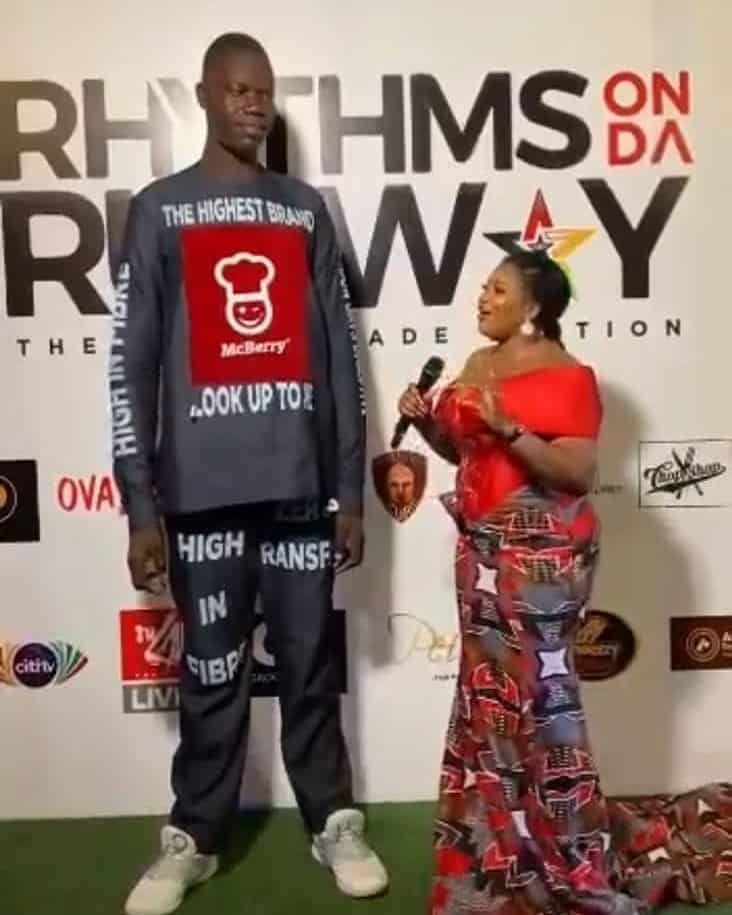 Meet Charles Sogli, Ghana’s tallest man (Photos)