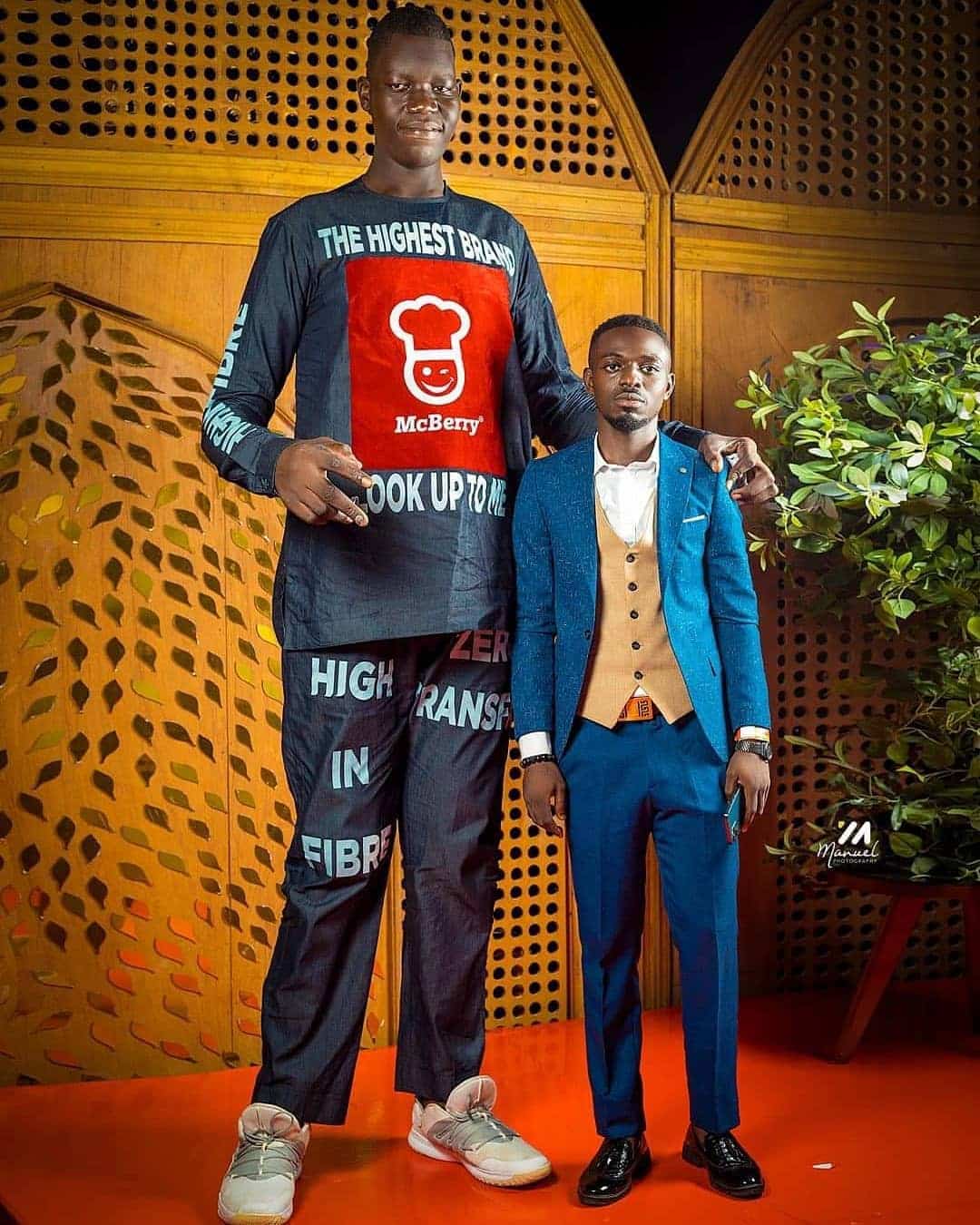 Meet Charles Sogli, Ghana’s tallest man (Photos)