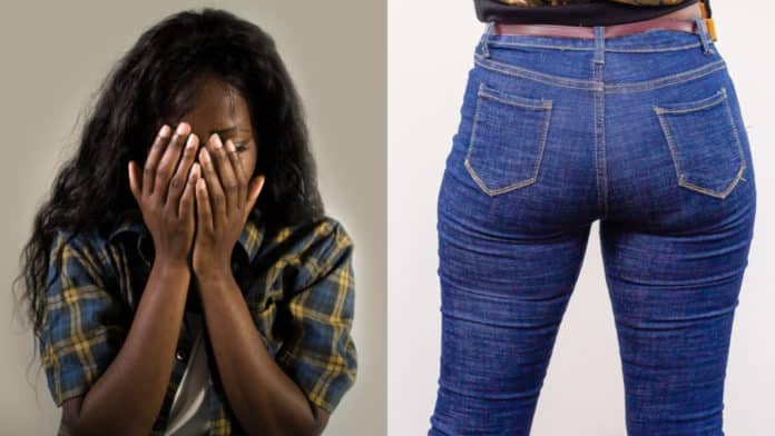 Lady in tears after boyfriend's father rejects their relationship because she wore trousers on her first visit