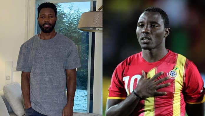 Black Stars midfielder looks unrecognizable in new bearded photo; Ghanaians react