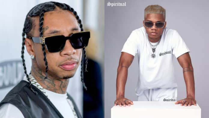 America rapper Tyga gives a hint of collaborating with KiDi on 