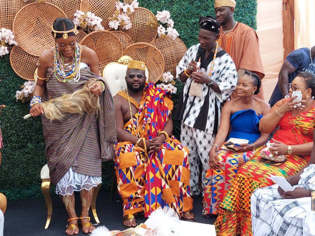 See Beautiful photos of the colorful traditional wedding of Hawa Koomson’s son’s