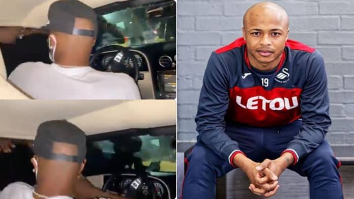 Dede Ayew forced to speak Ga as he fends off area boys who nearly broke into his car for money [Video]