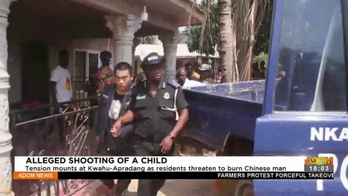 Kwahu: Chinese man arrested after he was nearly lynched for allegedly shooting 8-year-old boy 