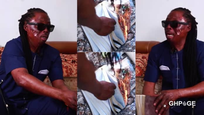 Kwaku Bonsam commands fire to burn down Holy Bible on live TV