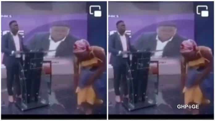 Pastor removes married woman's wasit beads and sleeps on her during church service