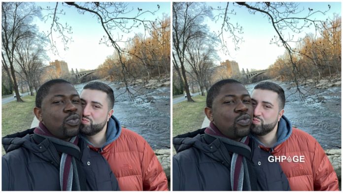 Nigerian man happily shares photos of his soon to be white husband - Social media users react differently
