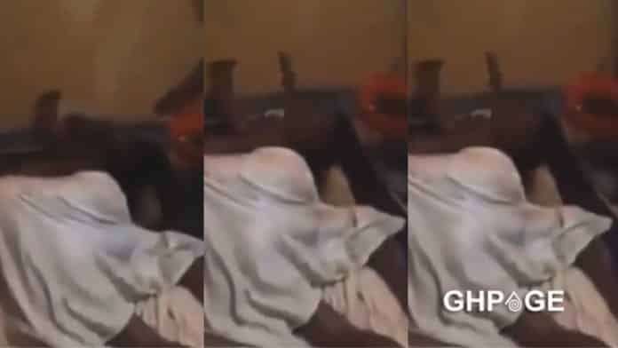 Guy gets his manhood stuck in a married woman during sexual intercourse - Video