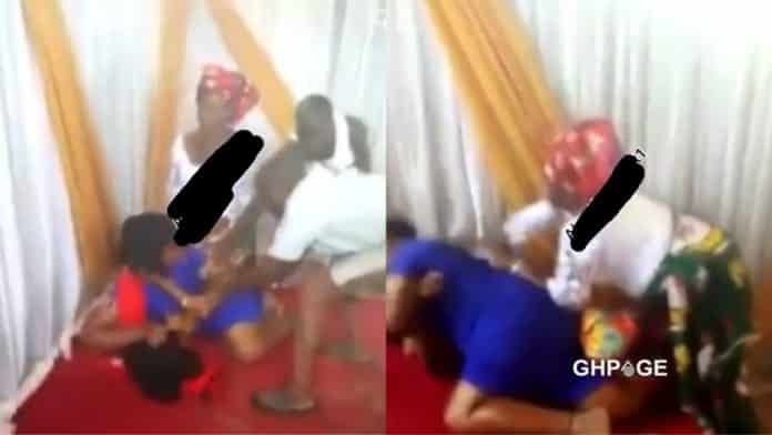 Pastor's wife and his sidechick fights dirty in the church - Sidechick mercilessy beats the wife infront of the whole congregation