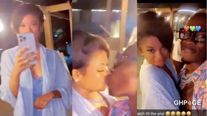 Close up photo of Shatta Wale's new girlfriend surfaces