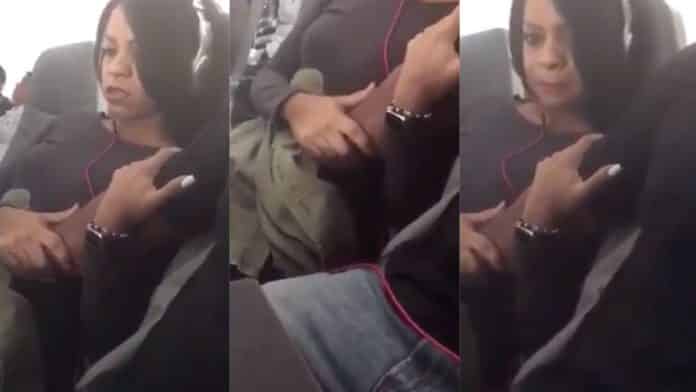 Video of man getting intimate with lover while on flight goes viral 