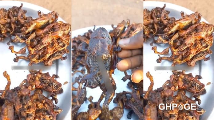frog meat for sale in Ghana
