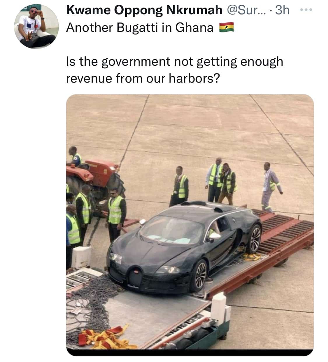 Bugatti in Ghana